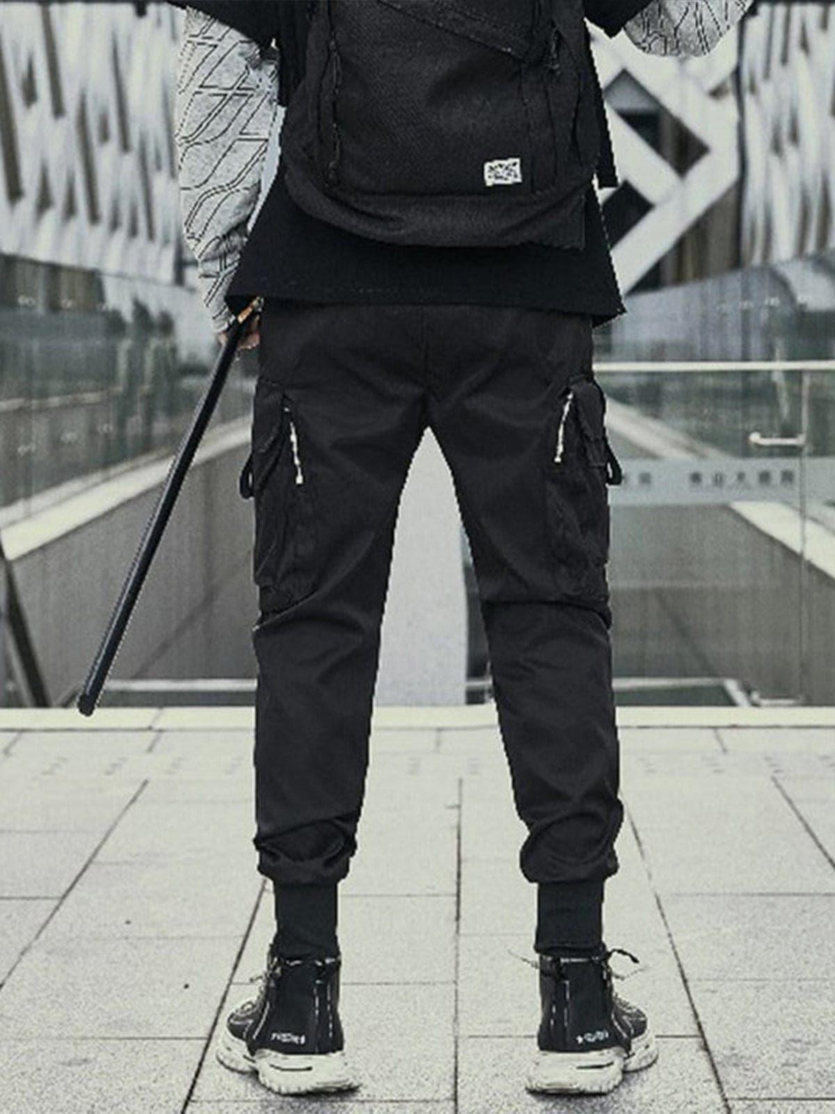 Function Zipper Pockets Cargo Pants