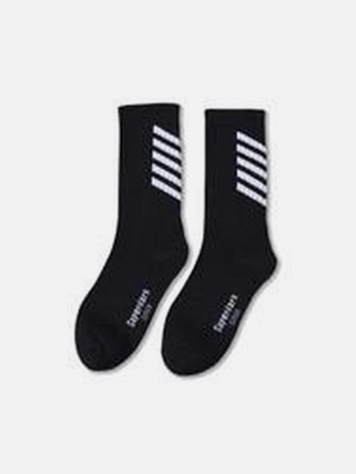Striped Skateboard Socks 1PC