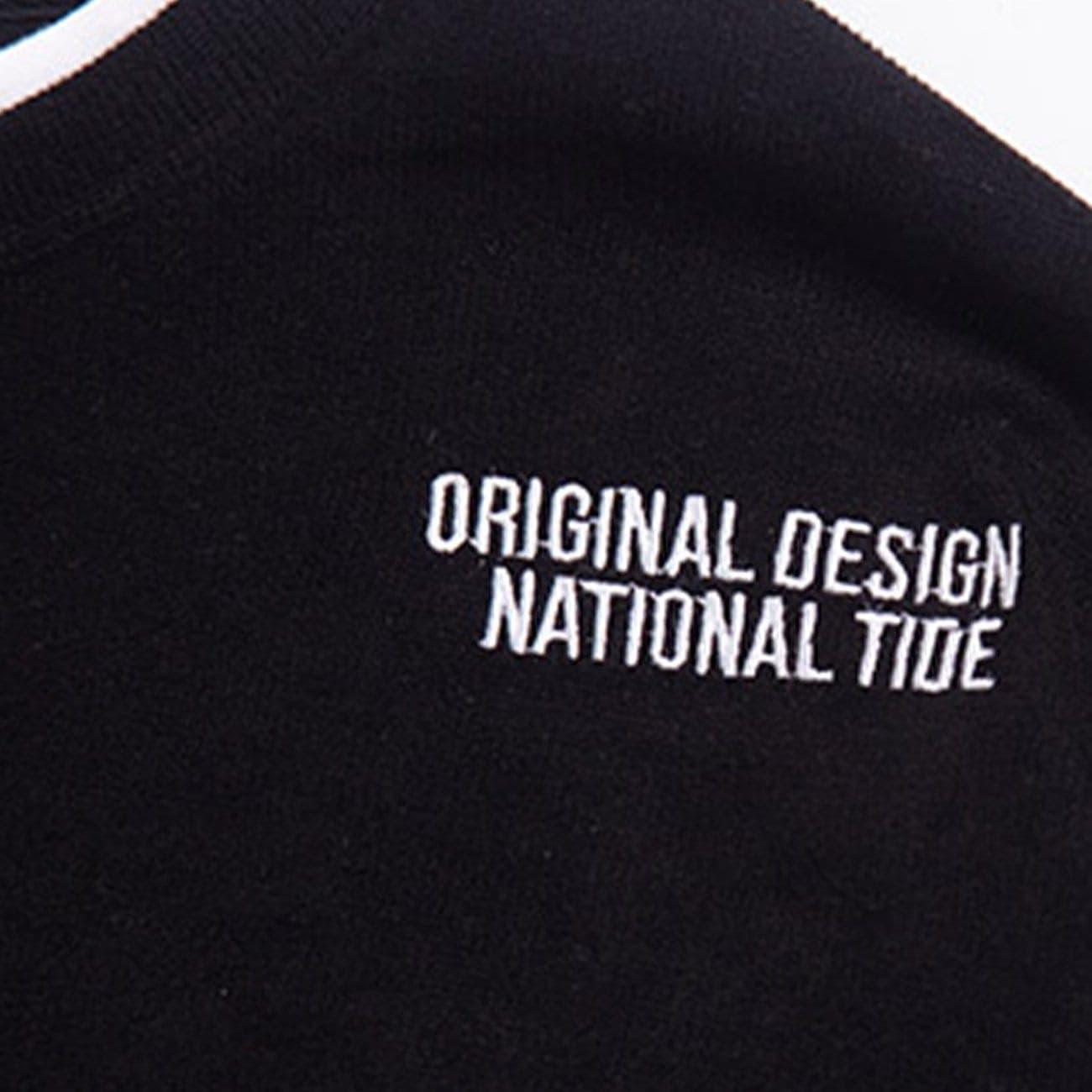 Fake Two Print Sweatshirt
