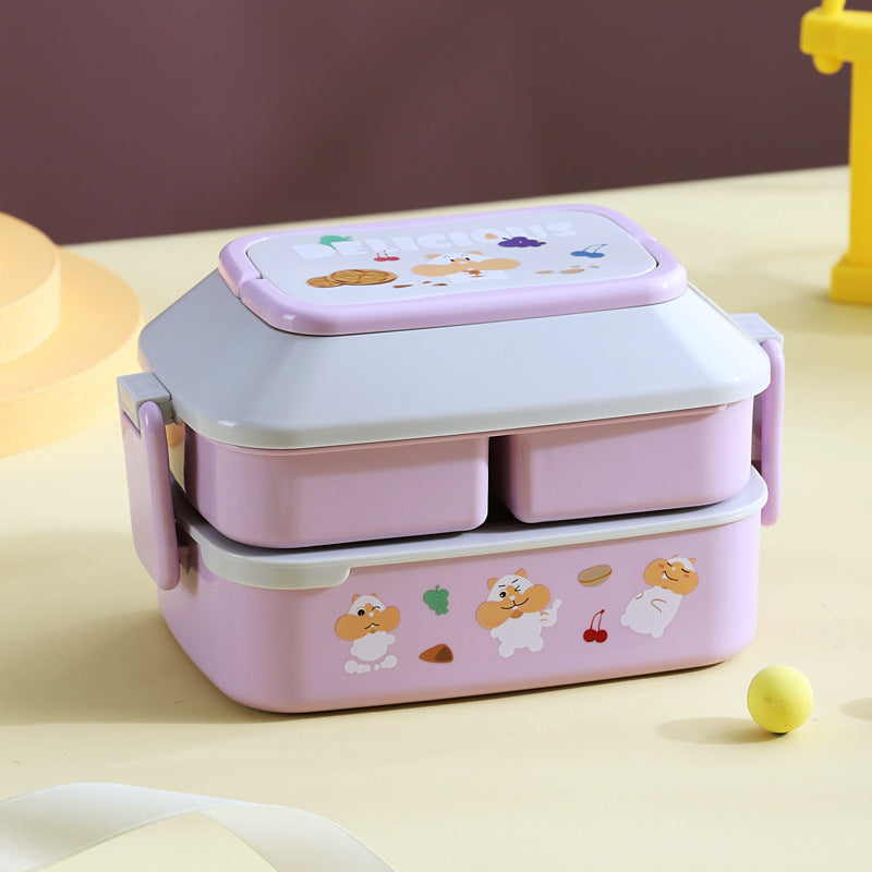 Creative Double Compartment Lunch Box