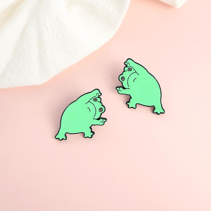 Cartoon Frog Pins