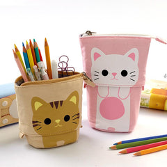 Kawaii Pets Stand-Up Pencil Case