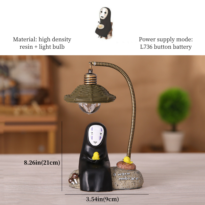 Kawaii Cartoon No Face Man Night Light Ornaments