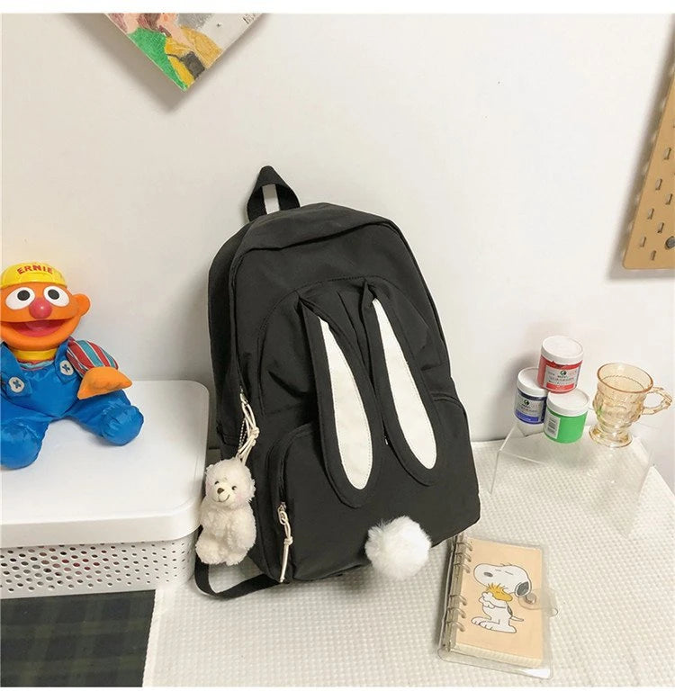 Funny Character Bunny Ears Backpack