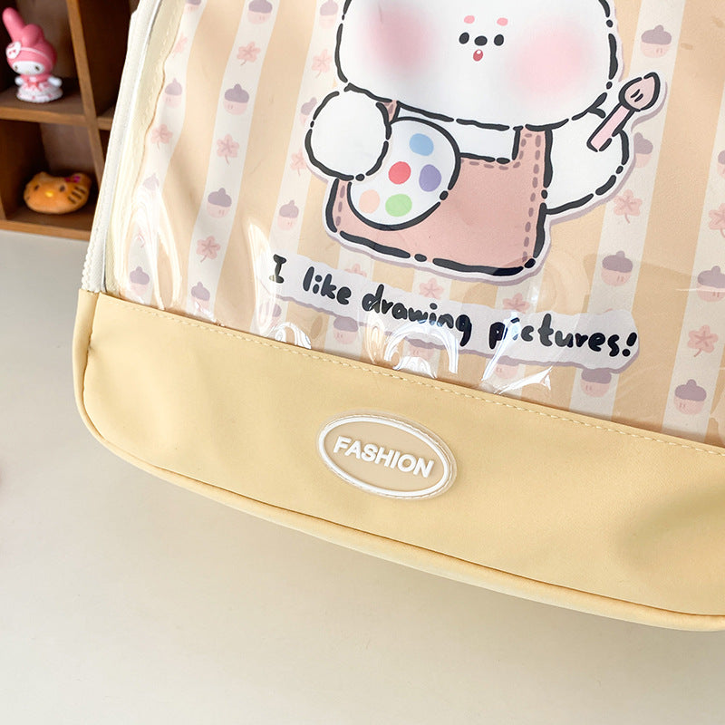 Cute Transparent PVC Backpack