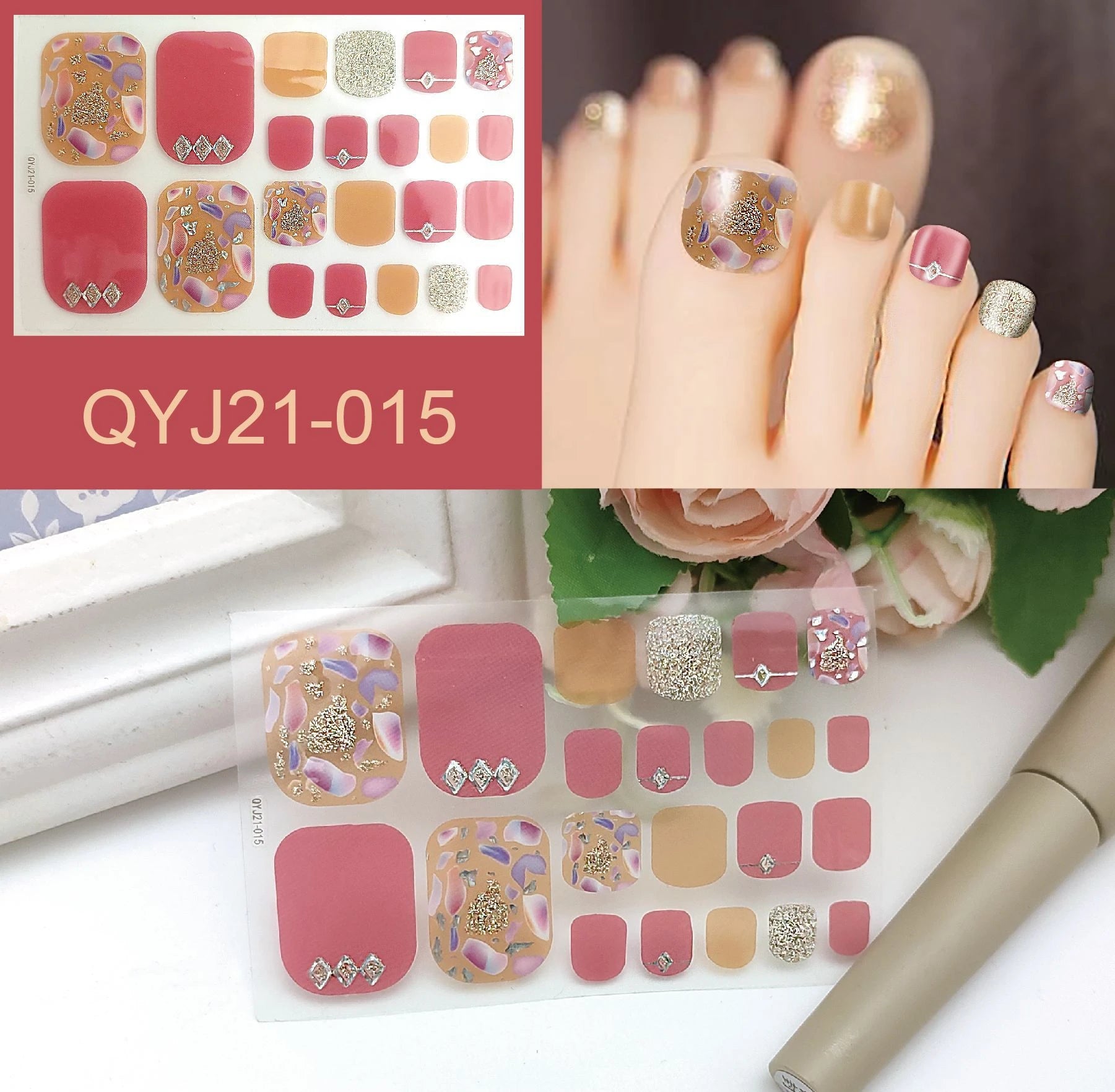 Summer Waterproof Nail Sticker