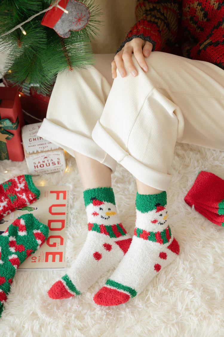 Cute Christmas Floor Socks