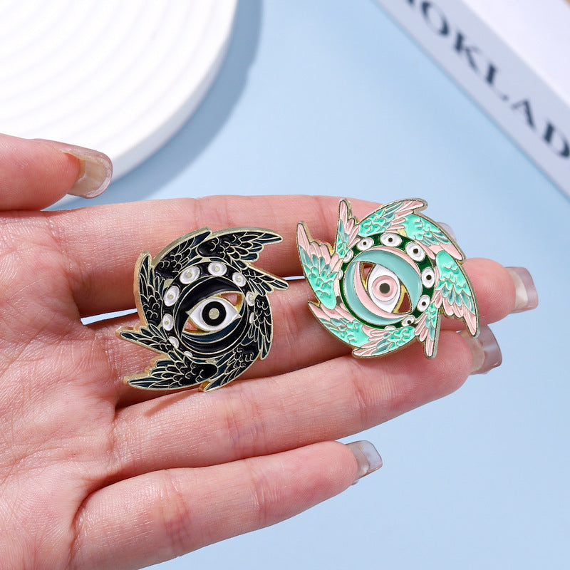 Kawaii Cartoon Eyes Pins