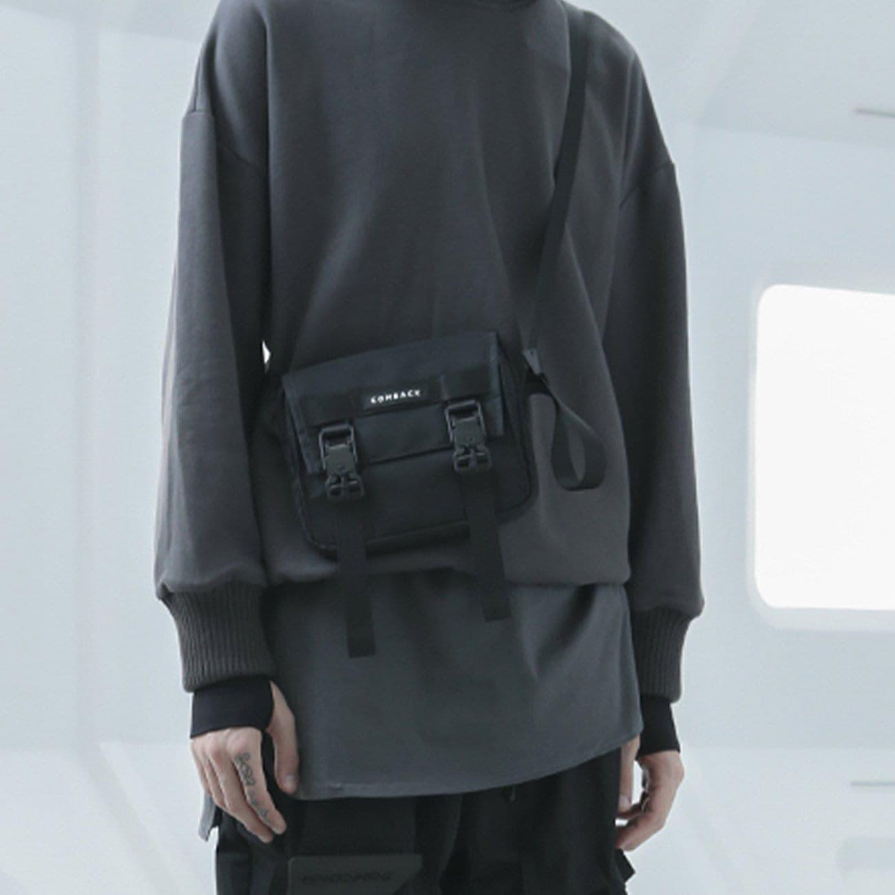 Combat Magnetic Reversible Buckle Messenger Bag