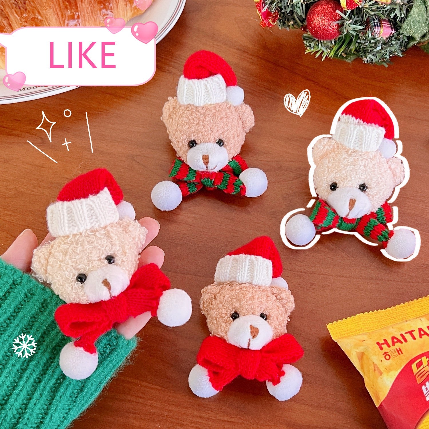 Christmas Cute Bear Pins