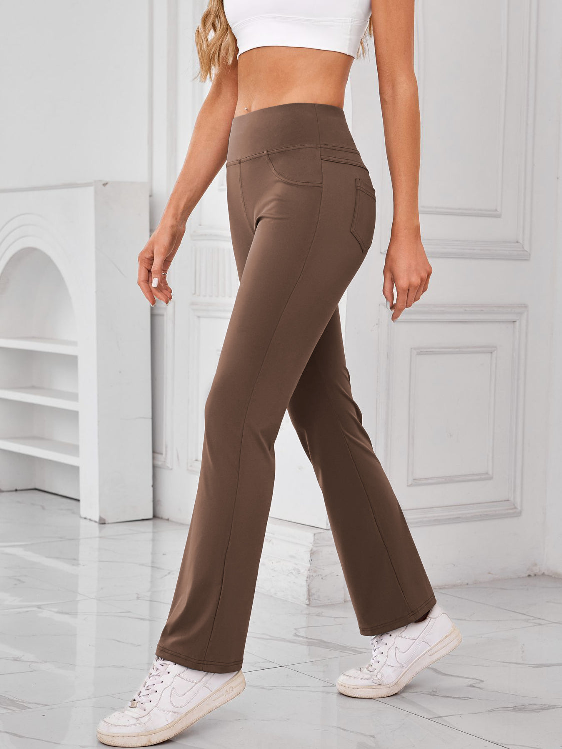 Lovelet High Waist Pants with Pockets