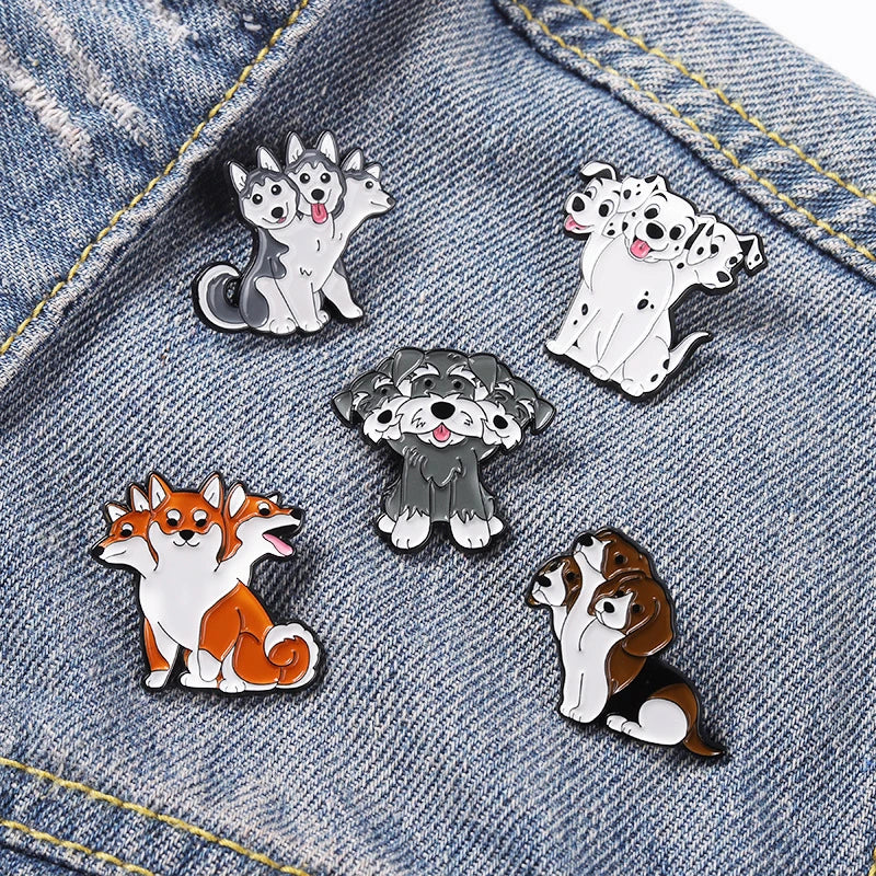 Animal Fox Dog Pins