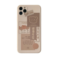 INS Art Label Phone Case