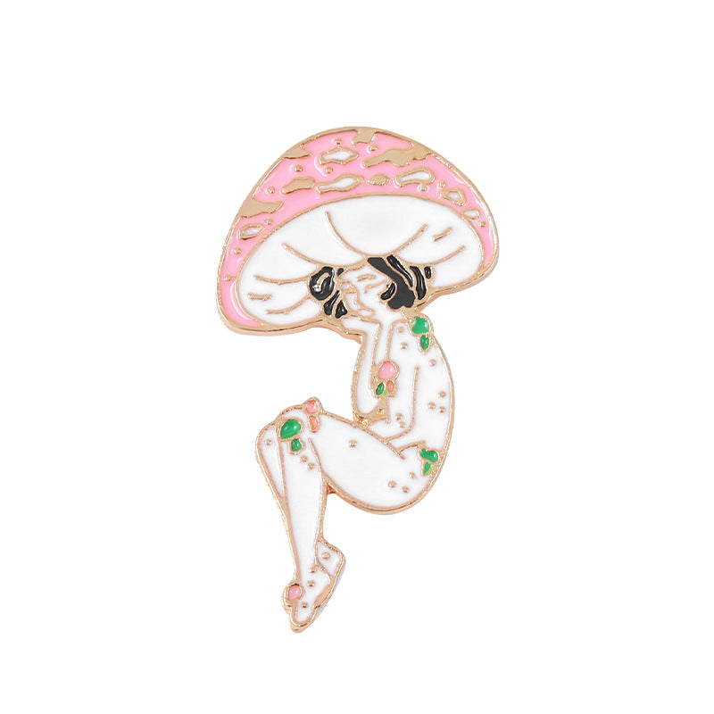 Cute Mushroom Girl Pins