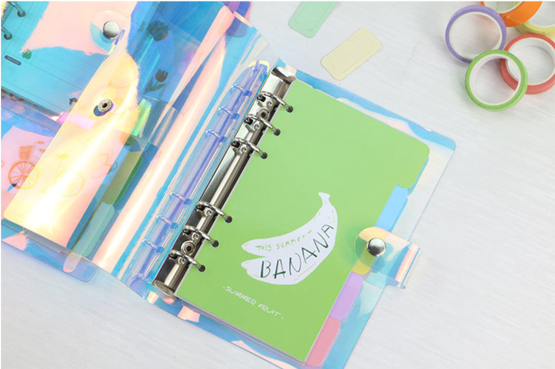 6 Ring Binder Colorful Cover