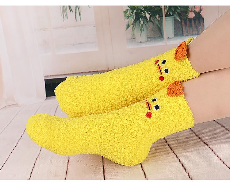 Cartoon Animal Warm Socks