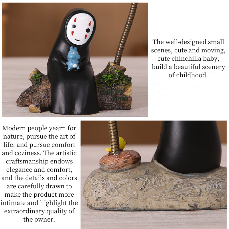 Kawaii Cartoon No Face Man Night Light Ornaments