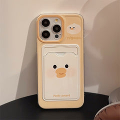 Cute Cartoon Card Holder Phone Case