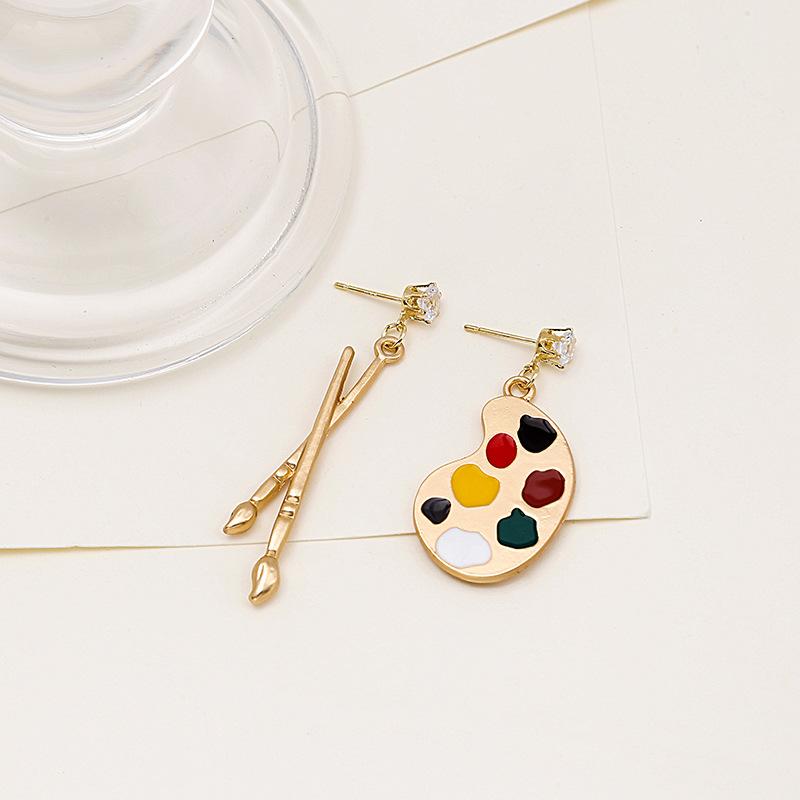 Personality Fun Brush Earrings