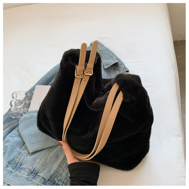 Plush Shoulder Bag