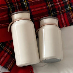 Solid Color Retro Thermos Cup