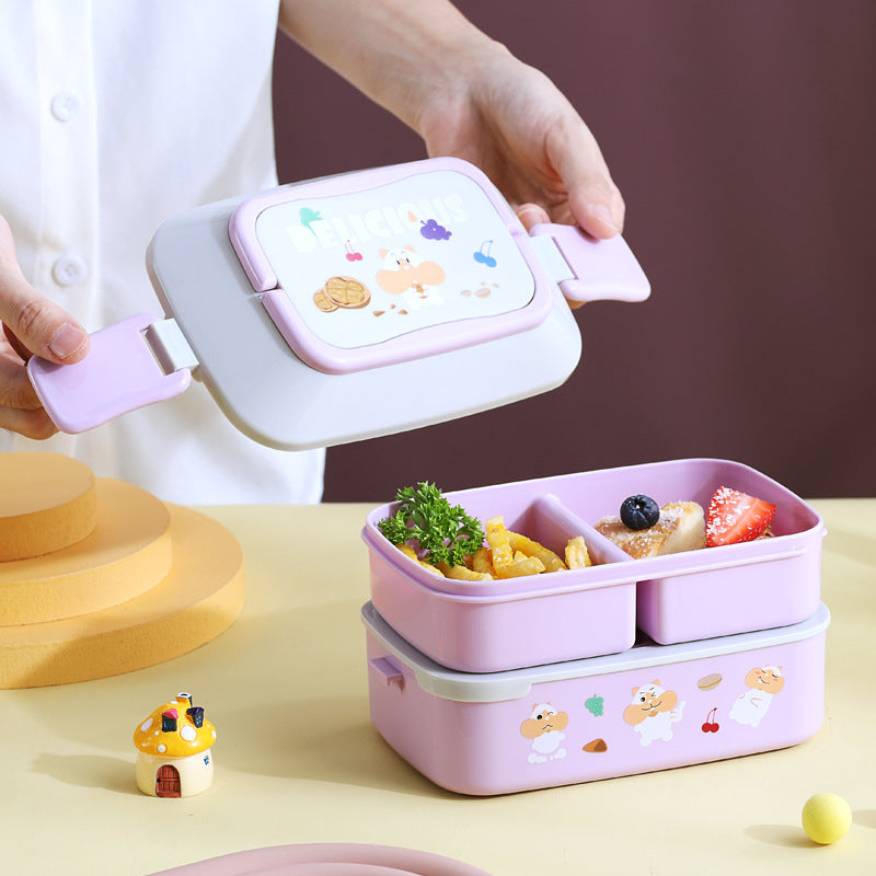 Creative Double Compartment Lunch Box