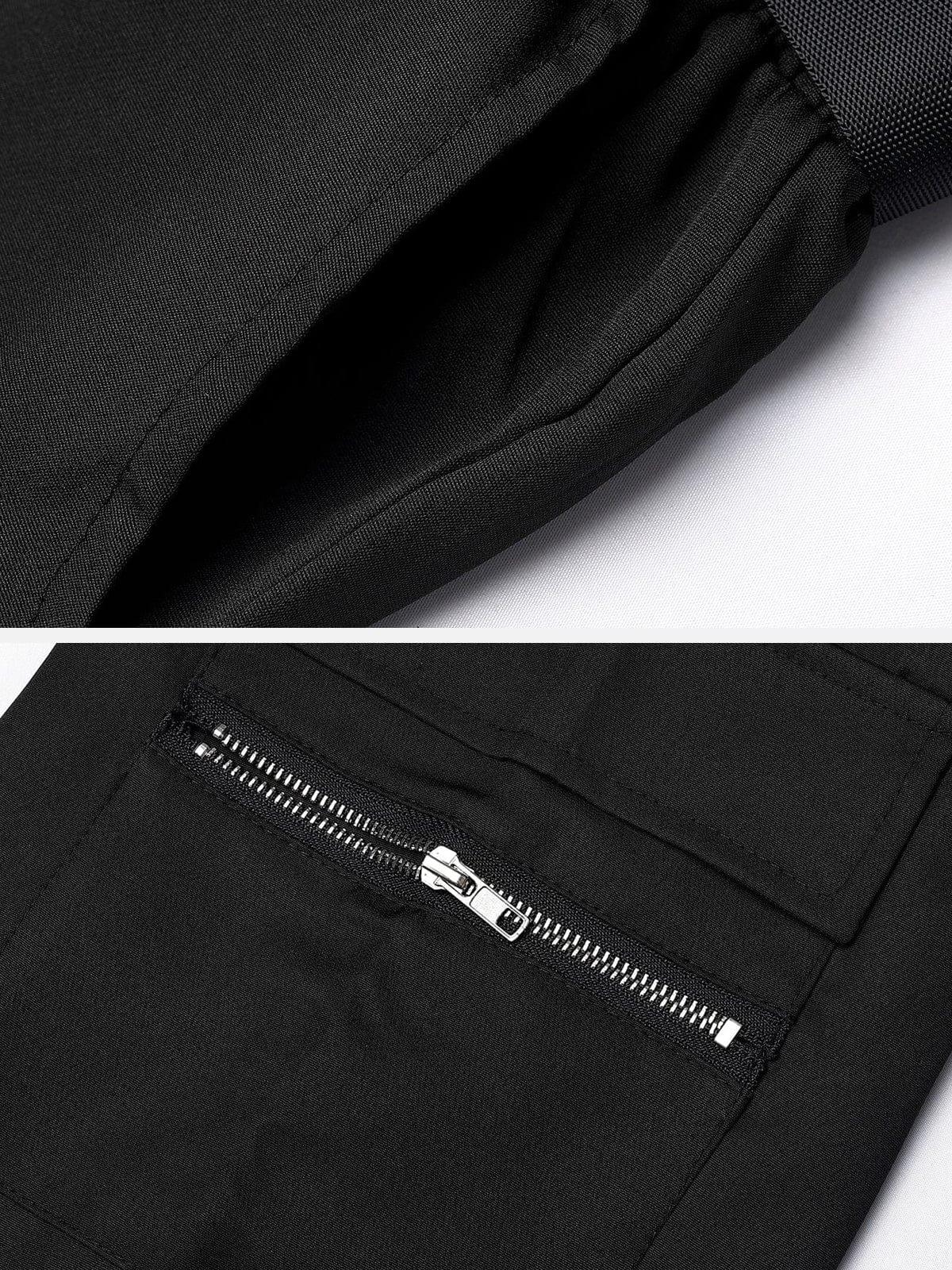 Techwear Personalized Belt Chain Cargo Overalls
