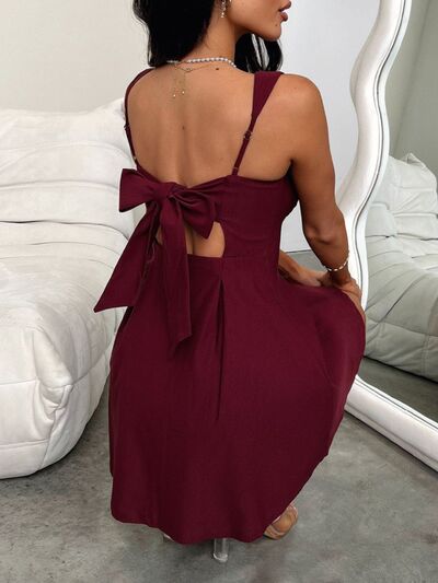 Devine Square Neck Mini Dress