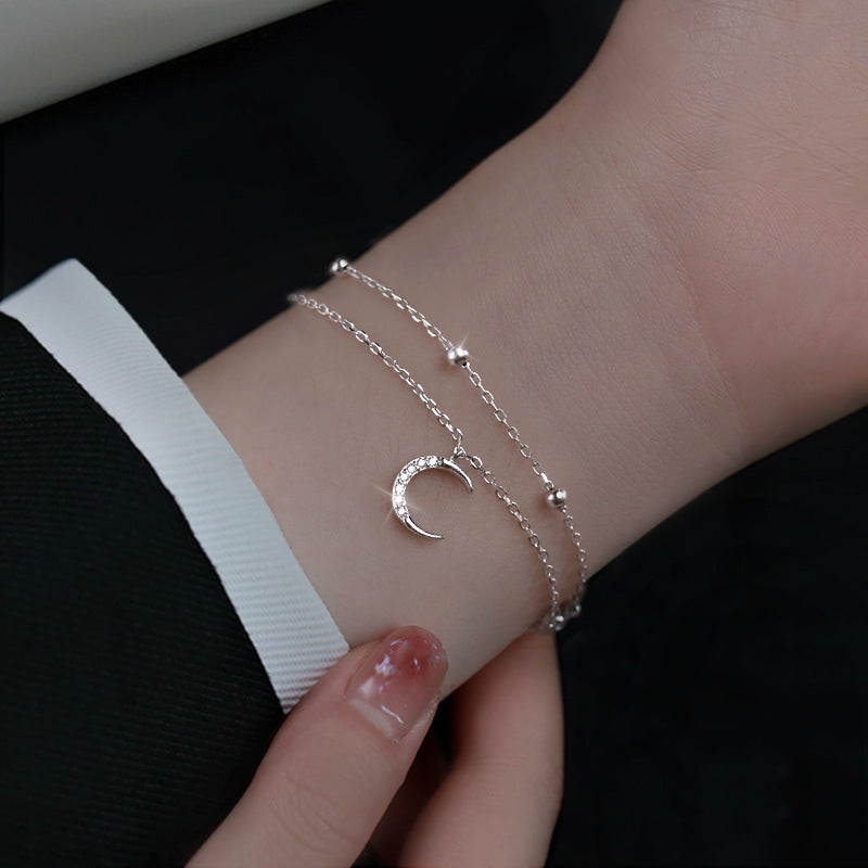 Star And Moon Bracelet(Double layer)/Necklace