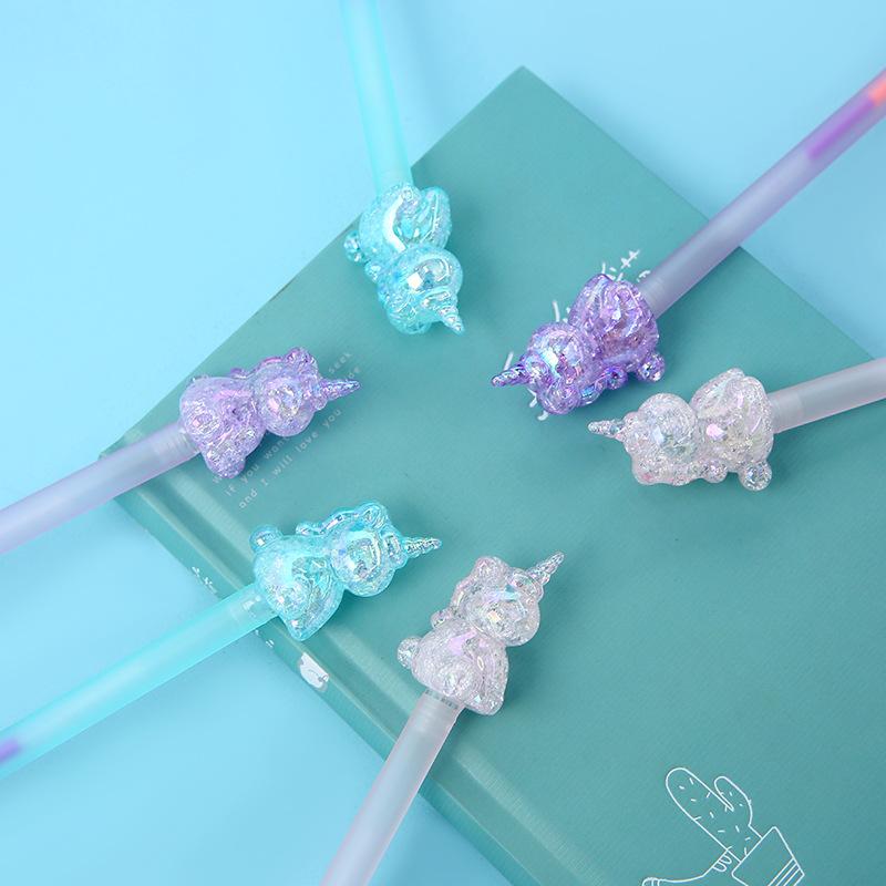 Crystal Unicorn Gel Pen-3pcs