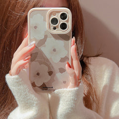 Vintage Matte Flower Phone Case