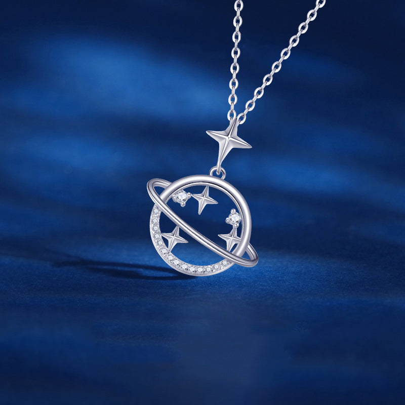 Universe Planet Star Necklace