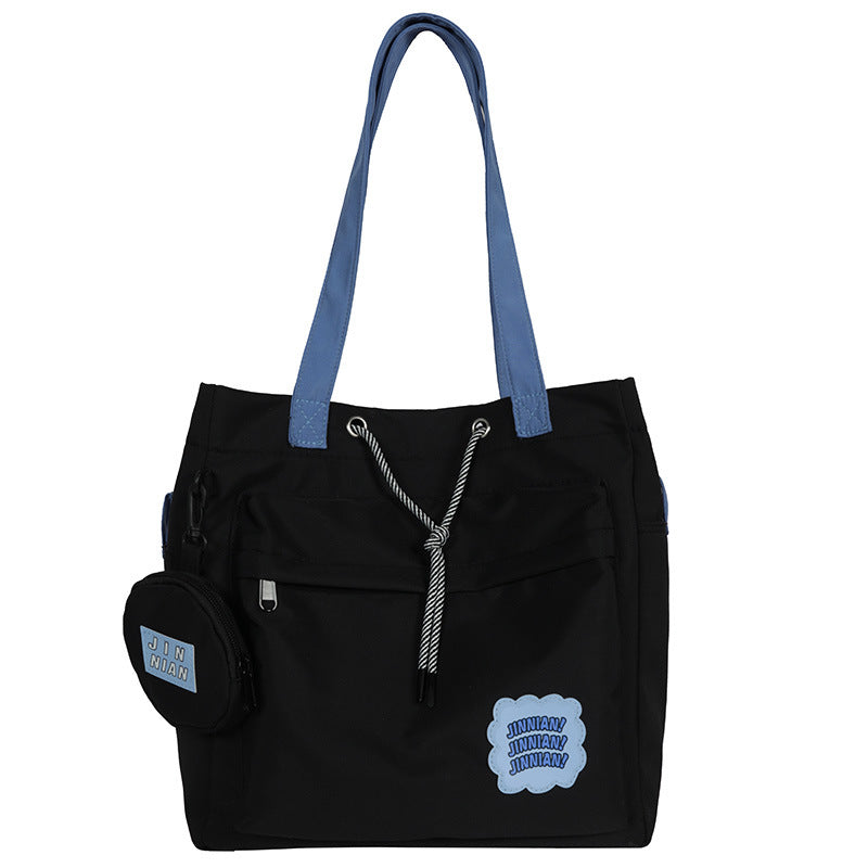 Cute Color Contrasting Girls Shoulder Bag