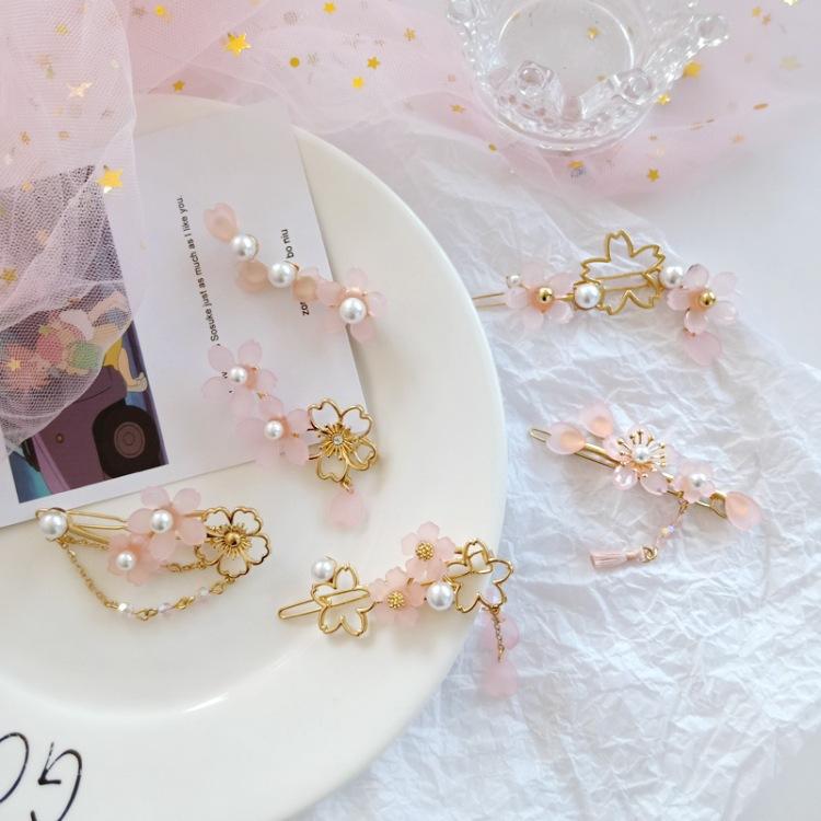 Japanese Sakura Hair Clips