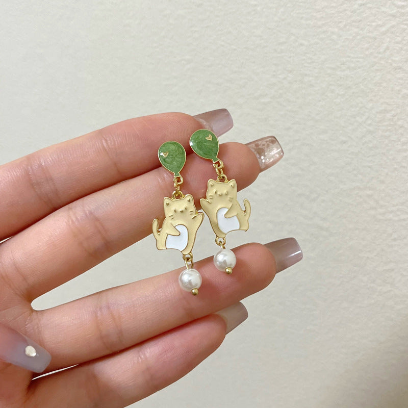 Cute Cartoon Cat Earrings