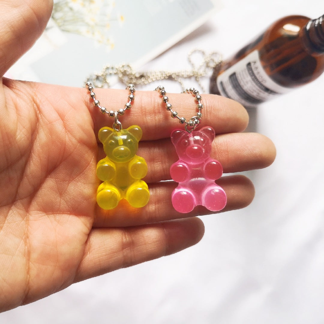 Gummy Bear Ball Chain Choker