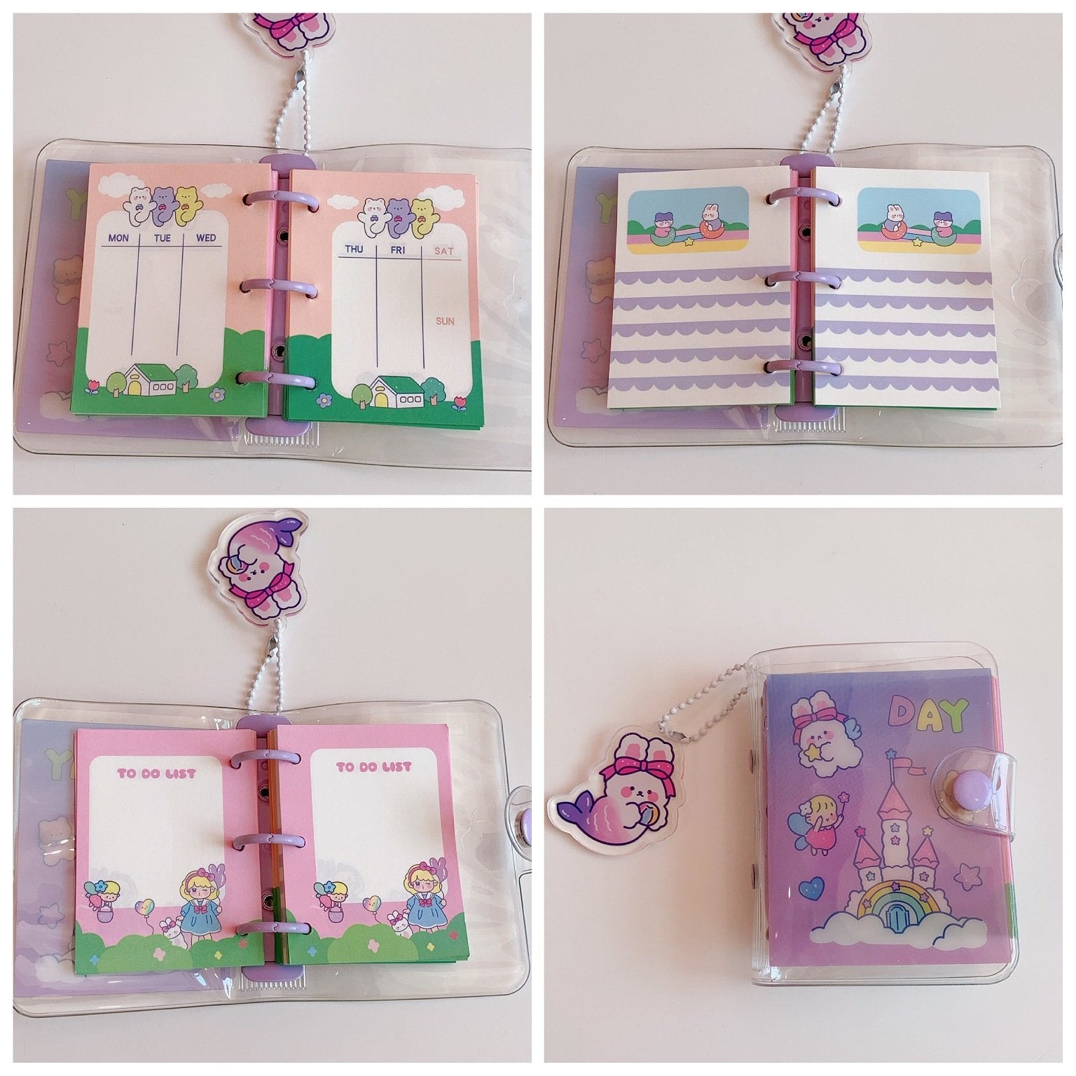 Angel Rabbit Mini Notebook