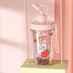 Trendy Cute Straw Cup