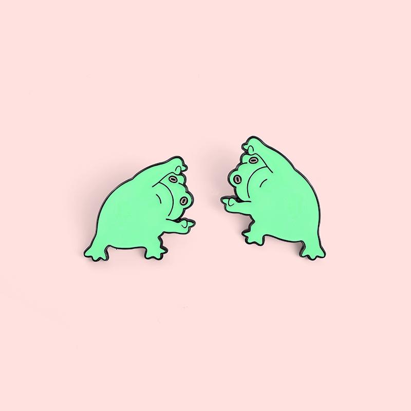 Cartoon Frog Pins