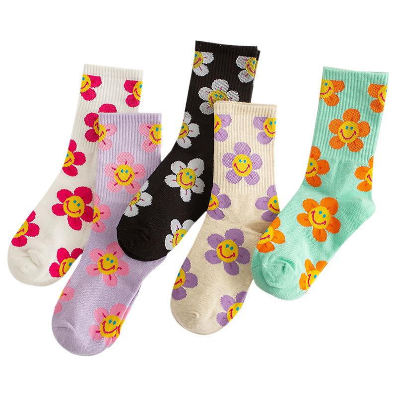 Cute Sun Flower Socks