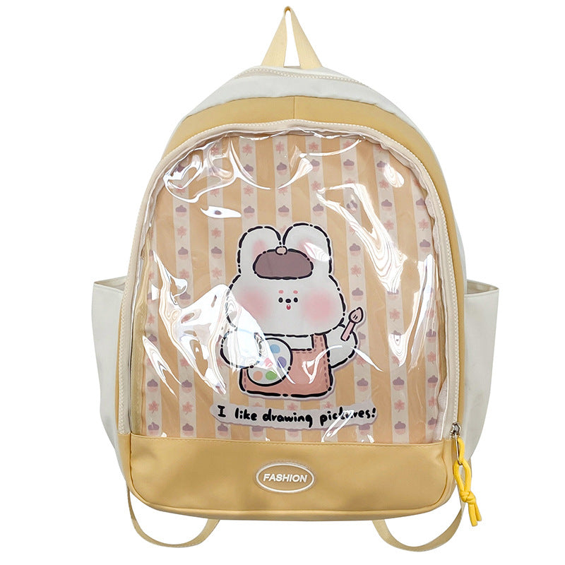 Cute Transparent PVC Backpack