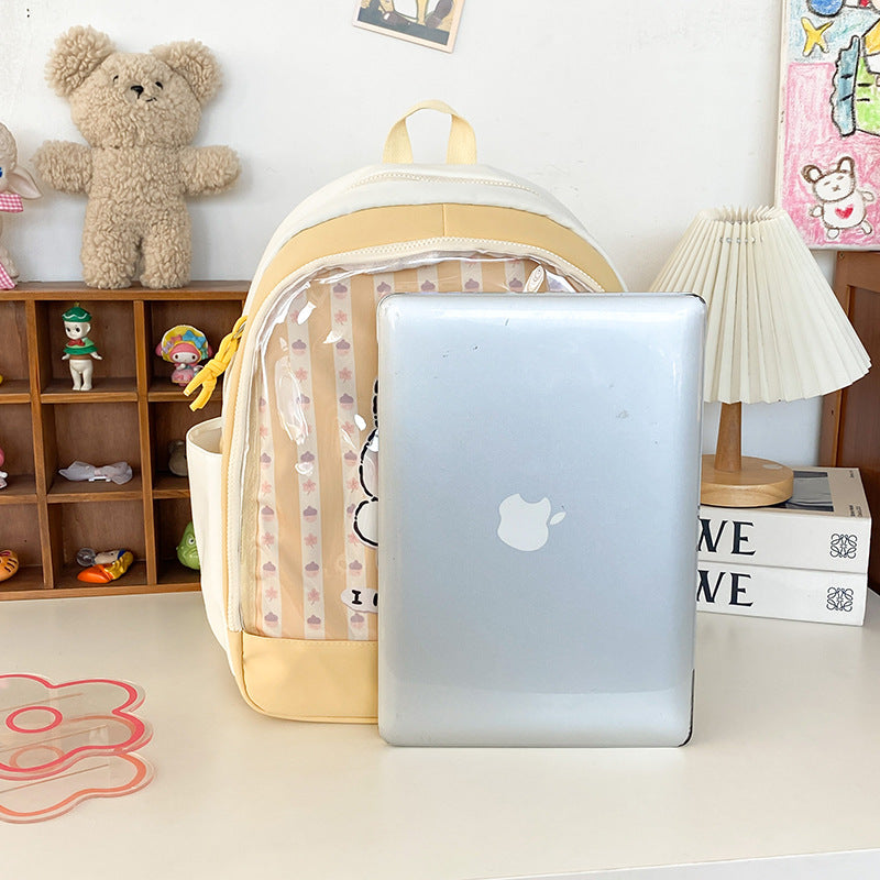 Cute Transparent PVC Backpack