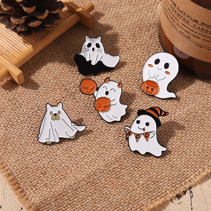 Creative Cartoon Ghost Pins