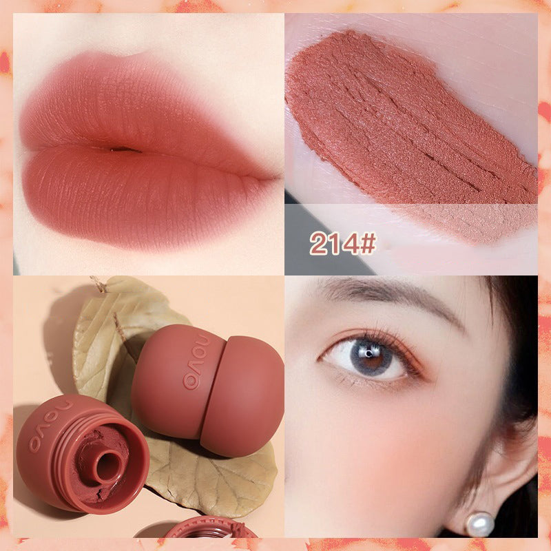 Mushroom Shape Velvet Matte Lipstick