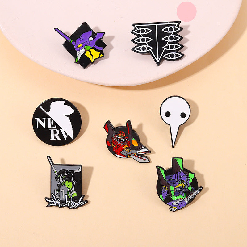 Cute Cartoon Eva Pins