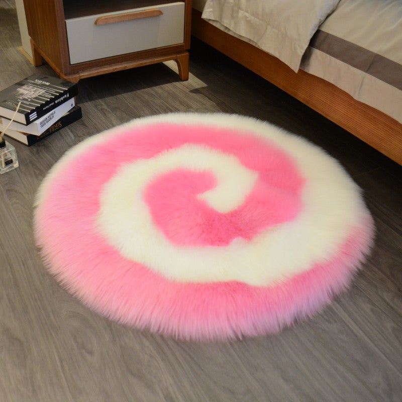 Cute Lollipop Plush Carpet