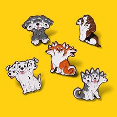 Animal Fox Dog Pins