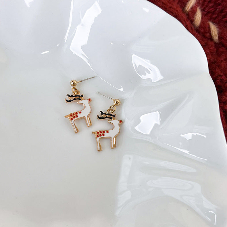 Christmas Elk Earrings