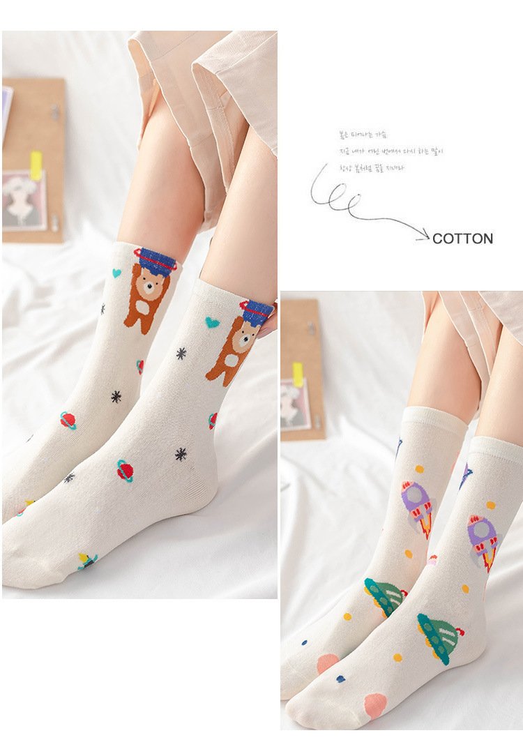 Cartoon Planet Anime Socks