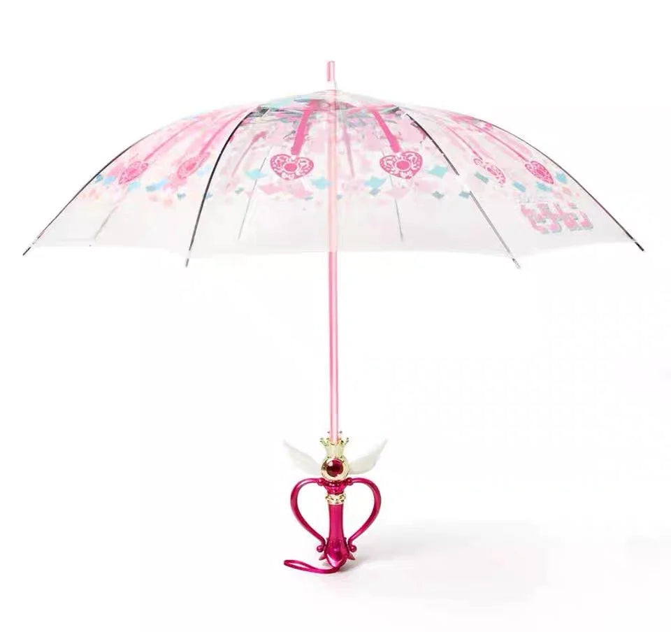 Cool Fashionable Cartoon Anime Girl Umbrella